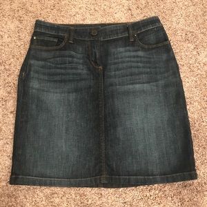 Denim Pencil skirt